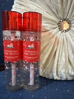 Bath & Body Works Peppermint Bark Truffle Fine Fragrance Mist - Red